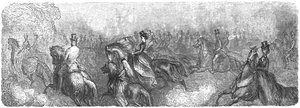Une promenade matinale, 1872 - Gustave Dore