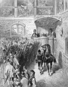 Une vente chez Tattersall, 1872 - Gustave Dore