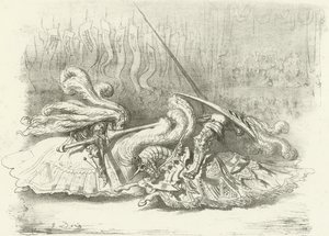 Un tournoi - La beauté comme prix AD1450 - Gustave Dore