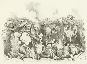 Charge de cavalerie légère sous le règne de Louis XIV - Gustave Dore