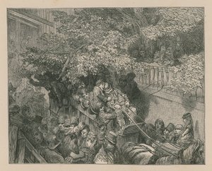 Un carrosse bondé - Gustave Dore