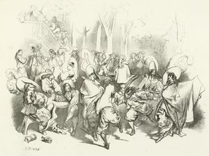 Après le décret de Richelieu contre le duel (gravure) - Gustave Dore