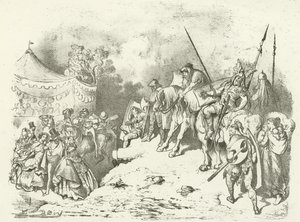 Un ancien Breton contemplant le costume de ses descendants - Gustave Dore