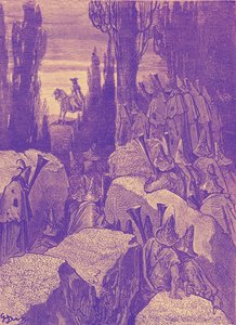 Baron Münchhausen : Bandits, par Doré - Gustave Dore