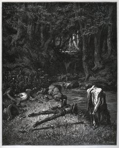 Bivouac dans la forêt - Séduits par la beauté du lieu, ils décidèrent d