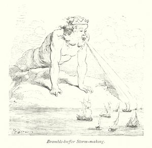 Tampon de ronce Fabrication de tempêtes (gravure) - Gustave Dore