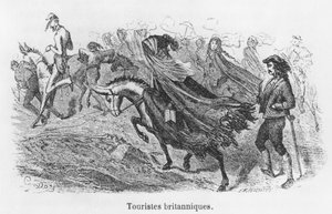 Touristes britanniques, illustration de 
