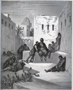 Histoire de captif. Cour de la bagne d