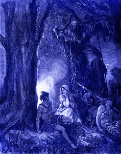 Chactas et Atala (gravure par Doré)