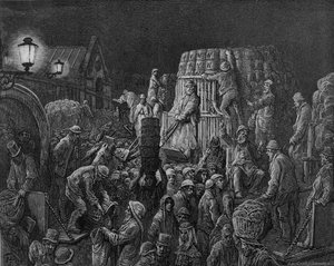 Marché de Covent Garden - Tôt le matin, 1872