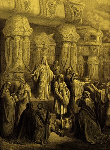 Cyrus rend les vases au temple - Bible