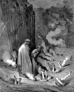 Dante et Virgile en enfer, 1863 - Gustave Dore