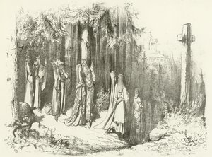 Dévotion aux 5e et 6e siècles - Jeûne et prière (gravure)
