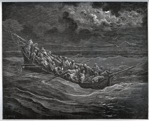 Évasion de Zoraide avec le captif dans le bateau plein d