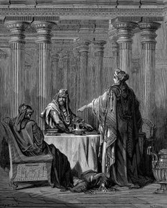 Esther devant son mari le roi Assuérus Xerxès Ier de Perse - Gustave Dore