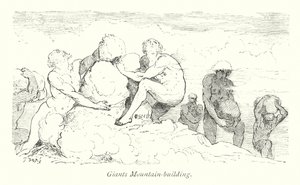 Bâtiment de la Montagne des Géants (gravure) - Gustave Dore