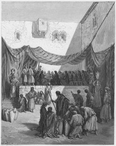 Gustave Doré Bible : Les noces de Cana - Gustave Dore
