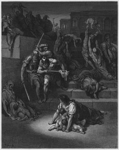 Gustave Doré Bible : Le massacre des innocents - Gustave Dore
