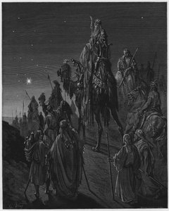 Gustave Doré Bible : Les mages guidés par l