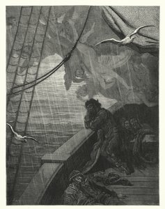 Illustration de Gustave Doré pour La Complainte du vieux marin de Coleridge (gravure) - Gustave Dore
