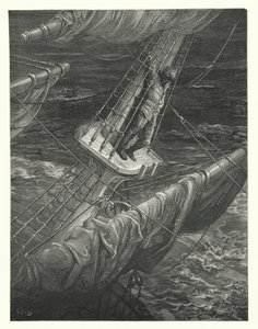 Illustration de Gustave Doré pour La Complainte du vieux marin de Coleridge - Gustave Dore