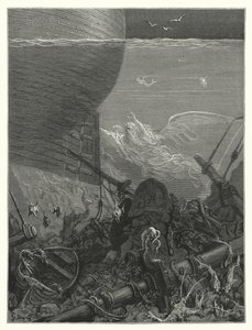 Illustration de Gustave Doré pour La Complainte du vieux marin de Coleridge - Gustave Dore
