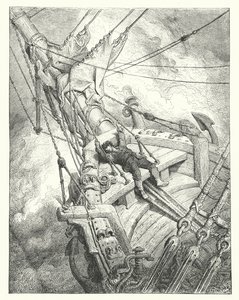 Illustration de Gustave Doré pour La Complainte du vieux marin de Coleridge - Gustave Dore