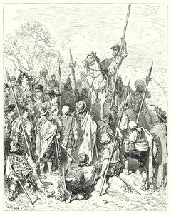 Don Quichotte de Gustave Doré : "Selon les lois des armes, vous vous blessez vraiment en pensant que vous êtes insultés" - Gustave Dore