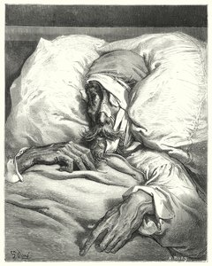 Don Quichotte de Gustave Doré : "Don Quichotte, ainsi blessé, était extrêmement maussade et mélancolique" - Gustave Dore