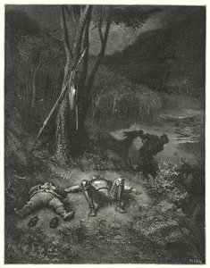 Don Quichotte de Gustave Doré : "Gines, qui était étranger à la gratitude et à l