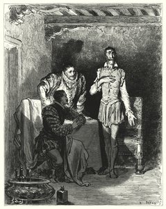 Don Quichotte de Gustave Doré: "Il raconta aux gentilshommes toute l