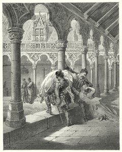 Don Quichotte de Gustave Doré: "Lucinda, se trouvant en son pouvoir, s