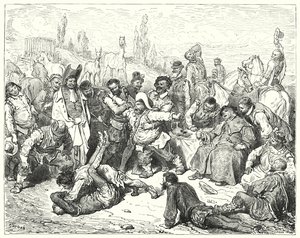 Don Quichotte de Gustave Doré: "Sancho Panza seul était vexé, se tourmentait à mort et délirait comme un fou" - Gustave Dore