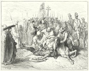 Don Quichotte de Gustave Doré : "Les accents lamentables de la voix de l