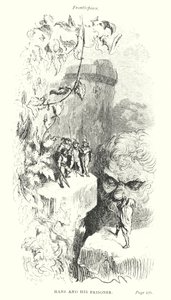 Hans et son prisonnier (gravure)