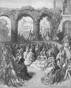 Holland House - Une garden-party, 1872 - Gustave Dore