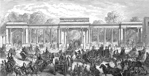 Hyde Park Corner - Entrée de Piccadilly, 1872 - Gustave Dore