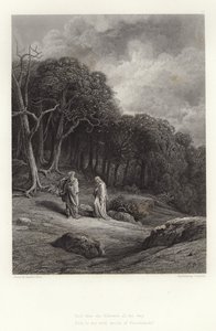 Illustration pour Vivien par Alfred Tennyson - Gustave Dore