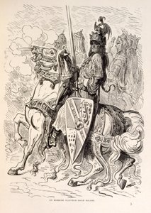Illustration de Roland à cheval, de La légende de Croque-Mitaine - Gustave Dore