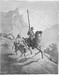 Illustration du livre Don Quichotte de la Manche par M. de Cervantes, 1863 - Gustave Dore