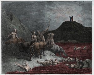 Inferno, Chant 12 : Nessus - Gustave Dore