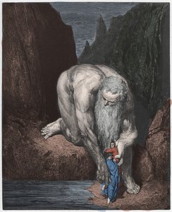 Inferno, Chant 31 : Le géant Antée - Gustave Dore