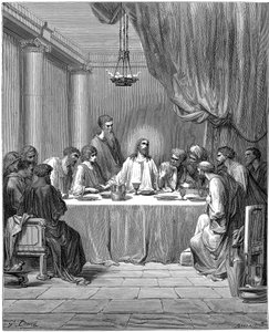 Jésus et ses disciples à la Cène - Gustave Dore