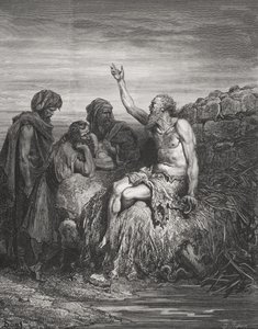 Job et ses amis, Job 6:1-4, illustration de 