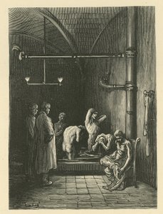 Hommes dans les bains à la Maison de Refuge - Gustave Dore