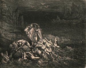 Maintenant tu vois, fils ! Les âmes de ceux que la colère a vaincus, vers 1890 - Gustave Dore