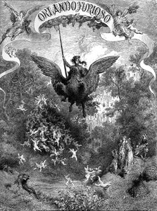 Orlando Furioso par Ludovico Ariosto, couverture - Gustave Dore