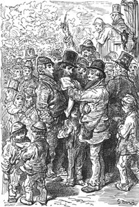En dehors du ring, 1872 - Gustave Dore