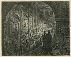 Survol de Londres par le rail