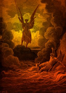 Le Paradis perdu : Satan et Belzébuth par Doré - Gustave Dore